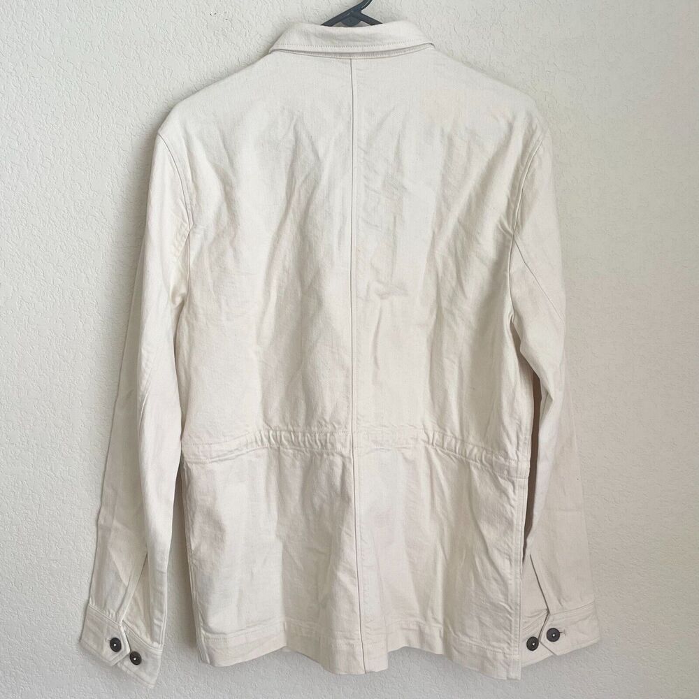 Ted Baker London Mens Summer Utility Jacket Cotton Cream Size 3 - Picture 11 of 11